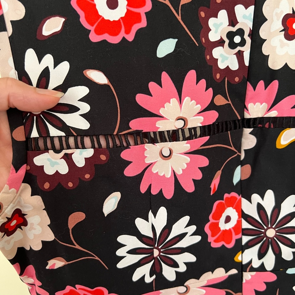 Kate Spade Casa Flora Poplin Fit and Flare - 6 - Picture 7 of 13